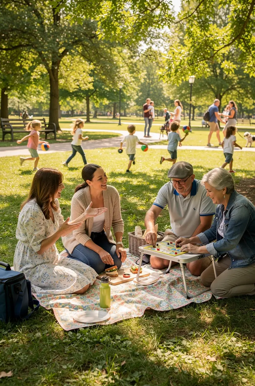 Older adults engaging in local meetup activities.
